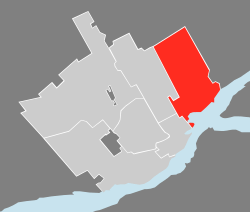 Carte localisation Québec - Beauport